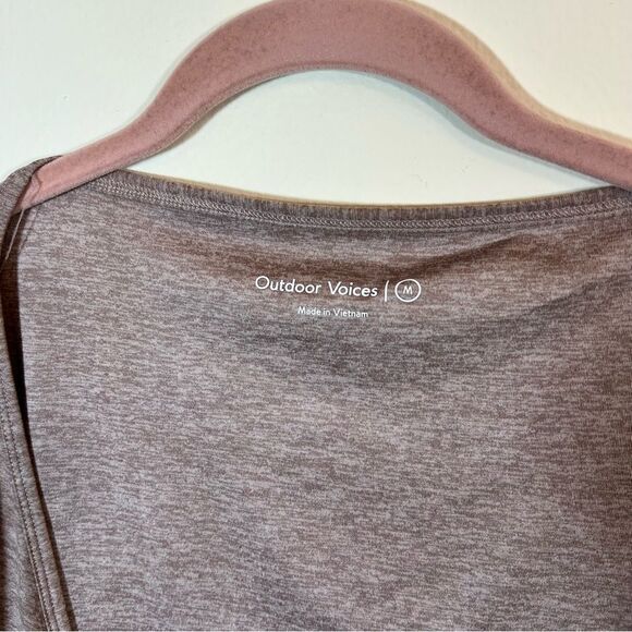 Outdoor Voices Tan Wrap Sweater - Picture 4 of 9